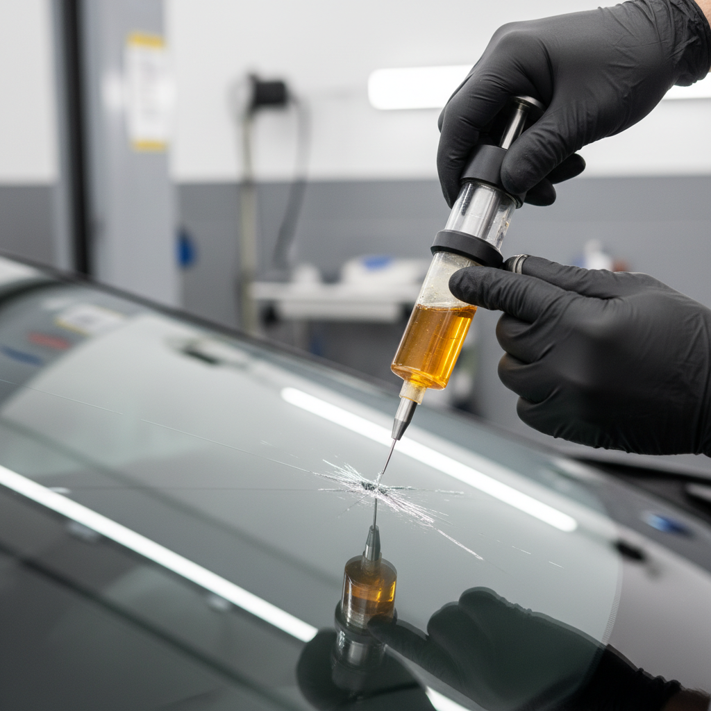 Automotive glass repair and replacement services