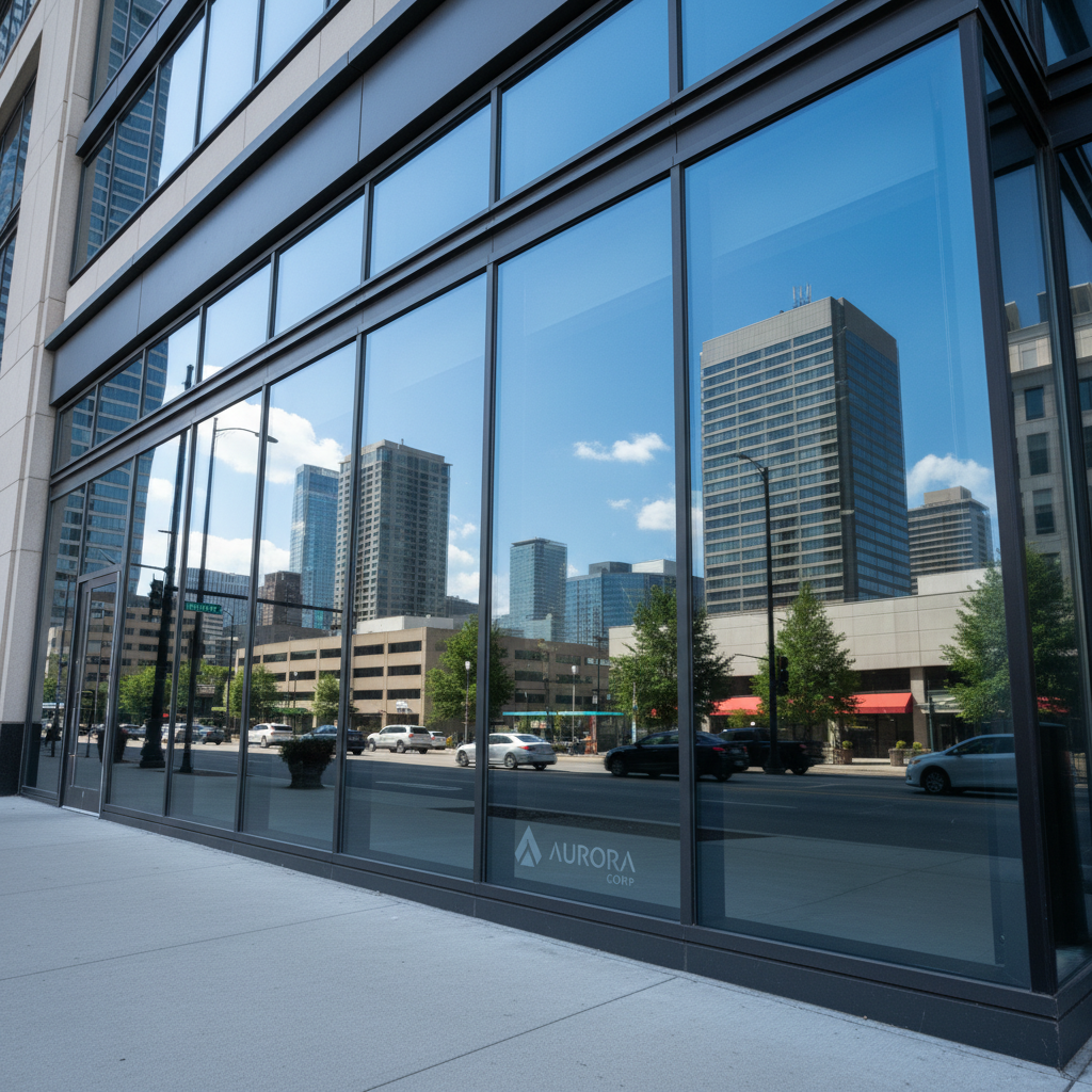 Commercial glass repair and replacement services